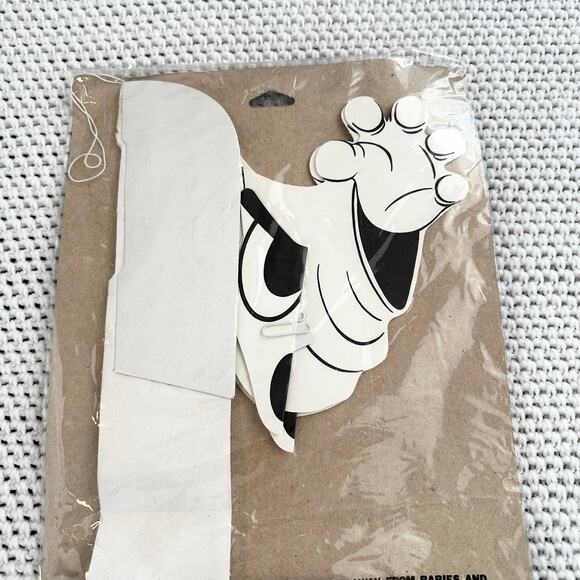 Topstone Vintage Deadstock 20" White Honeycomb Die Cut Paper Hanging Ghost - Picture 7 of 8